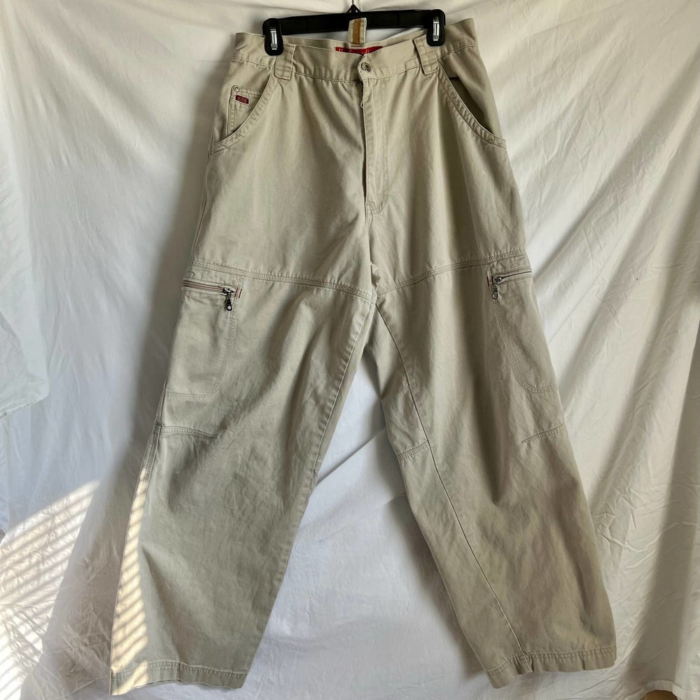 Men's Cargo Pants - Beige Utility Style